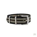 Pasek nylonowy Premium Single-Piece WB Original New Bond 20 mm - klamra szczotkowana