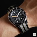 Pasek nylonowy Premium Single-Piece WB Original New Bond 20 mm - klamra szczotkowana