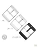 Pasek perlonowy Eulit Palma Pacific Black 22 mm - klamra czarna PVD - Extra Long