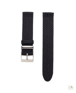 Pasek perlonowy Eulit Palma Pacific Black 22 mm - klamra czarna PVD