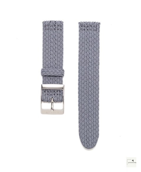 Pasek perlonowy Eulit Palma Pacific Grey 18 mm - klamra czarna PVD
