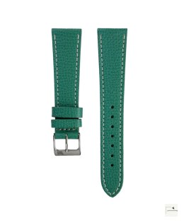 Pasek skórzany Textured Calfskin WB Original Petrol 20 mm - klamra polerowana