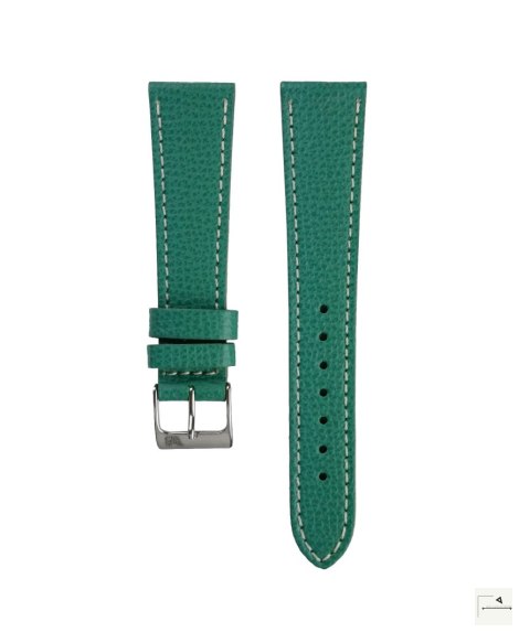 Pasek skórzany Textured Calfskin WB Original Petrol 22 mm - klamra polerowana