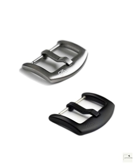 Prążkowany pasek nylonowy NATO WB Original Black 20 mm - klamra czarna PVD