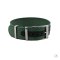 Regulowany pasek nylonowy Premium Single-Pass WB Original Petrolowo-zielony 20 mm - klamra szczotkowana