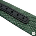 Regulowany pasek nylonowy Premium Single-Pass WB Original Petrolowo-zielony 20 mm - klamra szczotkowana