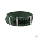 Regulowany pasek nylonowy Premium Single-Pass WB Original Petrolowo-zielony 22 mm - klamra szczotkowana