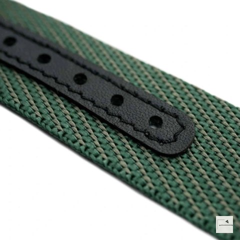 Regulowany pasek nylonowy Premium Single-Pass WB Original Petrolowo-zielony 22 mm - klamra szczotkowana