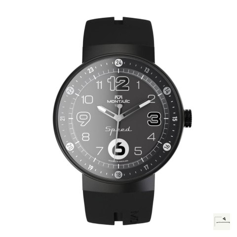 Zegarek Montjuïc Speed All Black Elegance PVD - MJ1.0103.B