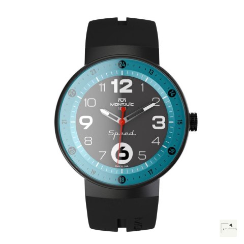 Zegarek Montjuïc Speed Black Brackley - MJ1.1611.B