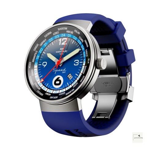 Zegarek Montjuïc Speed GMT Melbourne Blue - MJ3.0404.S