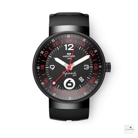 Zegarek Montjuïc Speed GMT Sport Black - MJ3.0202.B