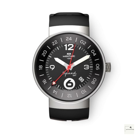 Zegarek Montjuïc Speed GMT Tarmac Black - MJ3.0101.S