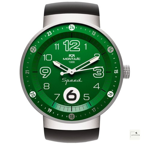 Zegarek Montjuïc Speed Green Elegance SS - MJ1.0305.S