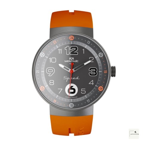 Zegarek Montjuïc Speed Orange Standard SS - MJ1.0101.S