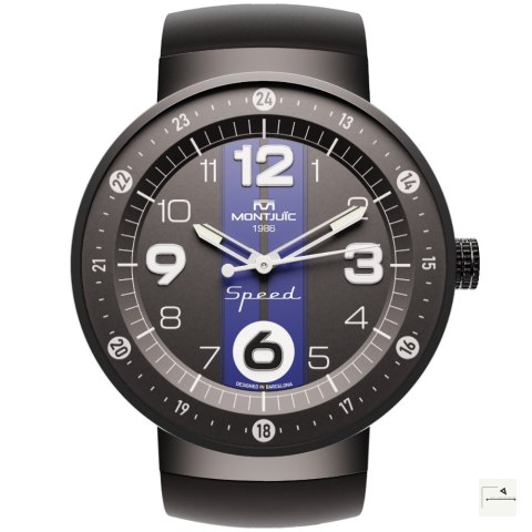 Zegarek Montjuïc Speed Sport Blue PVD - MJ1.0703.B