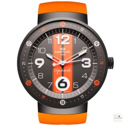 Zegarek Montjuïc Speed Sport Orange Racing Stripes PVD - MJ1.0801.B