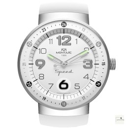 Zegarek Montjuïc Speed White Lella SS - MJ1.0406.S