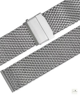 Bransoleta mesh Eulit/Stalux Milanaise Mesh Stainless Steel 24 mm - zapięcie stalowe