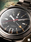OFFICINE TECNICHE: Flammae GMT (wersja z bransoletą i paskiem)