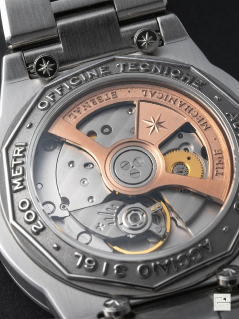 OFFICINE TECNICHE: Flammae GMT (wersja z bransoletą)