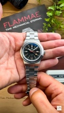 OFFICINE TECNICHE: Flammae GMT (wersja z bransoletą)