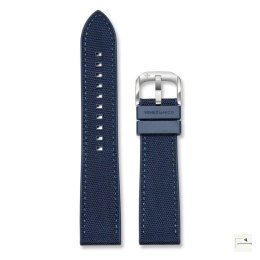 Pasek Hybrid Rubber-Textile VENEZIANICO Niebieski 22 mm