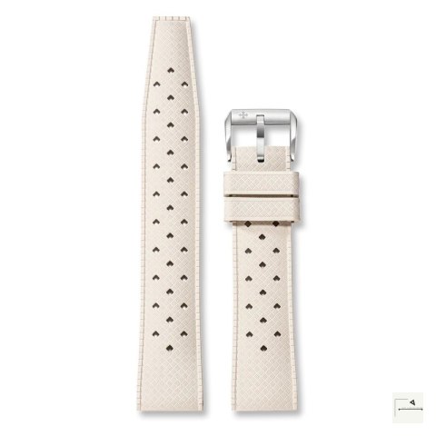 Pasek Tropic Rubber VENEZIANICO Ivory (kość słoniowa) 20 mm