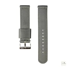 Pasek nylonowy Jelsdal Vintage Military Two-Piece Grey 22 mm - klamra szczotkowana stalowa