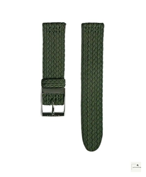 Pasek perlonowy Eulit Palma Pacific Olive Green 22 mm - klamra czarna PVD