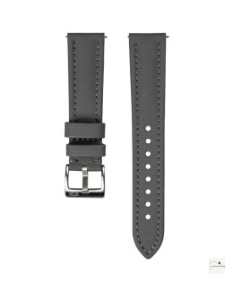 Pasek sailcloth Jelsdal Skagerak Grey 19 mm - klamra polerowana złota