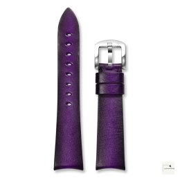 Pasek skórzany VENEZIANICO Fumè Purple (fioletowy) 20 mm