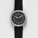 Vario 1945 A-11S Solar Quartz Raven Black Field Watch 40 mm