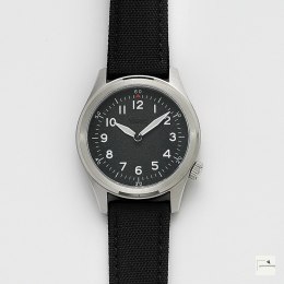 VARIO: 1945 A-11S Solar Quartz Raven Black 40 mm