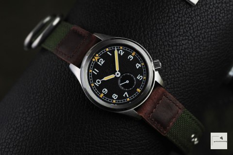 VARIO: 1945 D12 Raven Black 41 mm