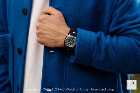 VARIO: 1945 D12 Raven Black 41 mm